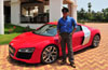 Mangalore: Audi R8 V10 on city roads; Arjun Moraes, its proud owner
